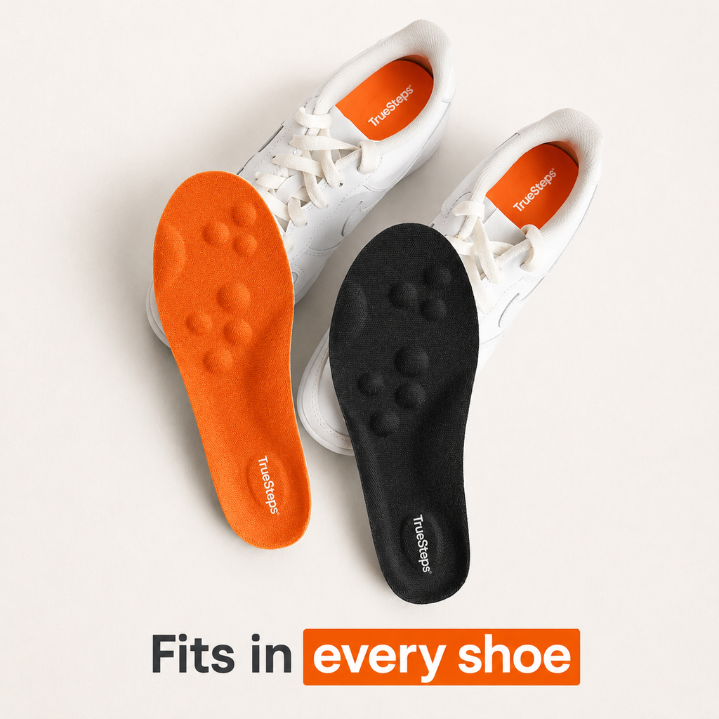 TrueSteps® Orthopedic Massage Insoles – Heel Pain & Plantar Fasciitis Relief